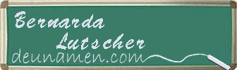 Bernarda Lutscher Visitenkarte